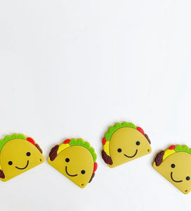 Taco Teether | silicone beads