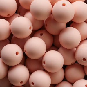 Peachy | silicone beads