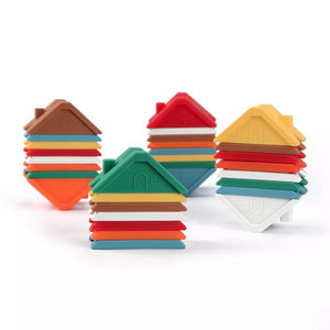 House Silicone Stacking Toy | silicone beads