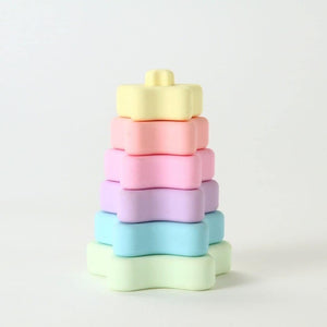 Star Silicone Stacking Tower | silicone beads