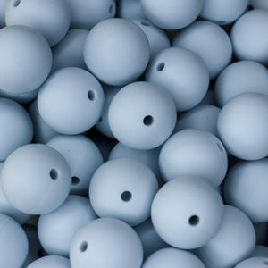 Creamy Blue | silicone beads