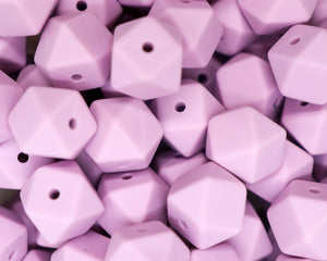 Lavender Hexagon Beads