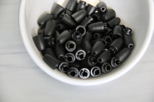 Black Breakaway Safety Clasp | silicone beads