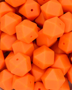 Orange Peel Hexagon Beads | silicone beads
