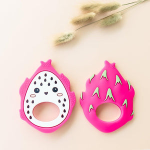 Dragon Fruit Teether | silicone beads