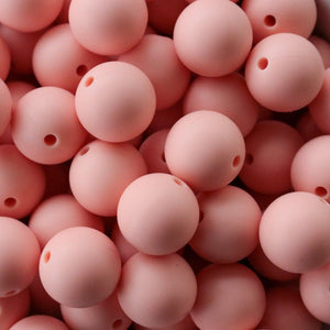 Peach Pink | silicone beads