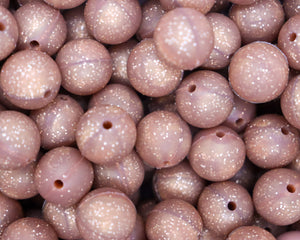 Chocolate Glitter Beads