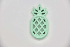 Mint Pineapple Teether | silicone beads
