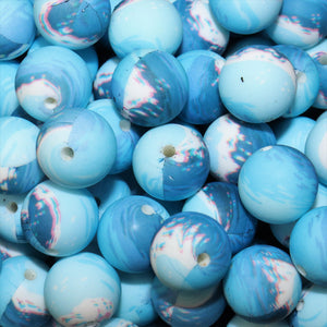 Ocean Vibes Printed Beads | silicone beads